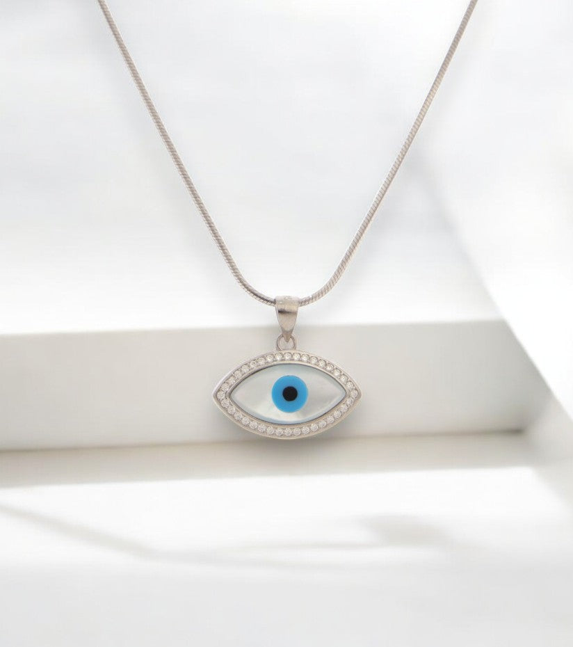 Enchanted Evil Eye Necklace – Khushron Jewels