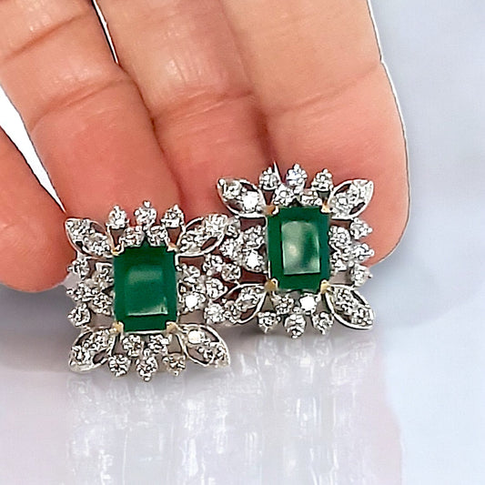 Emerald Constellation Earrings