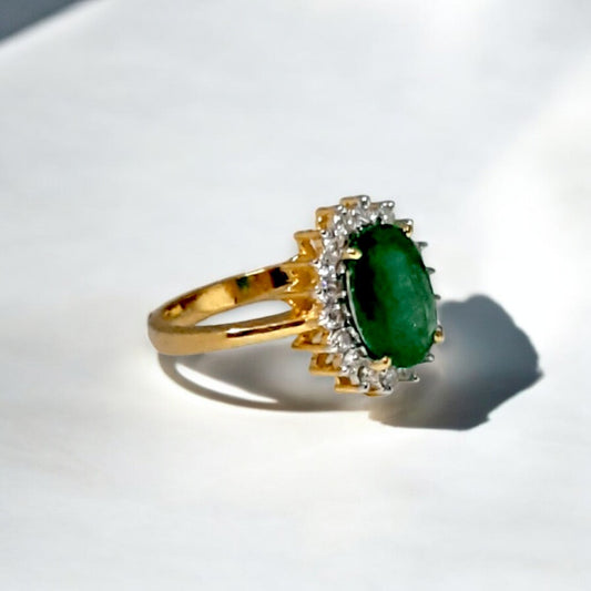 Emerald Embrace Ring