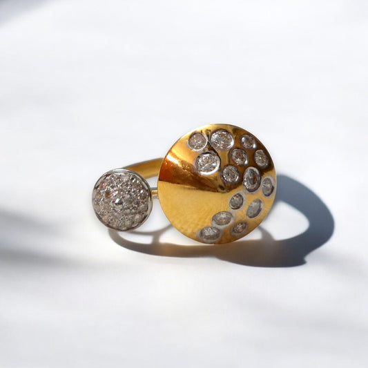 Golden Eclipse Ring