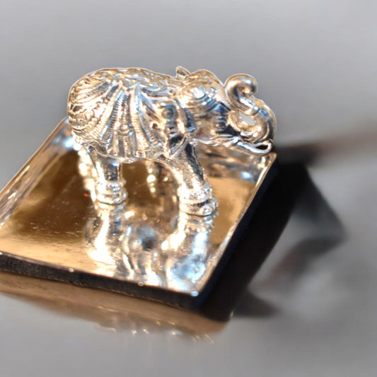 925 Silver Elephant Pair