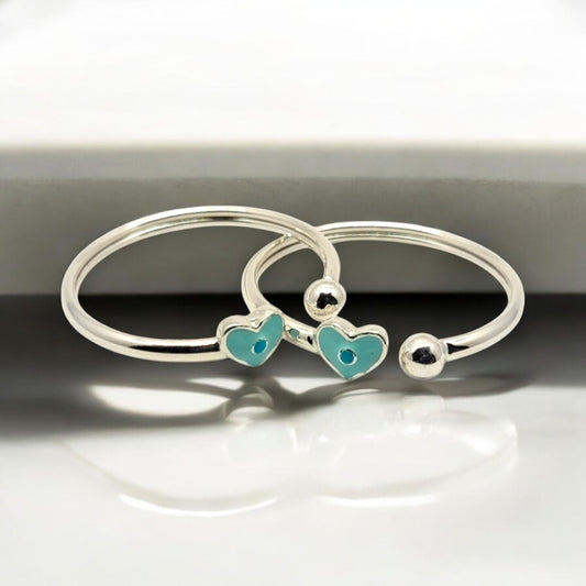Blue Heart Baby Bracelet