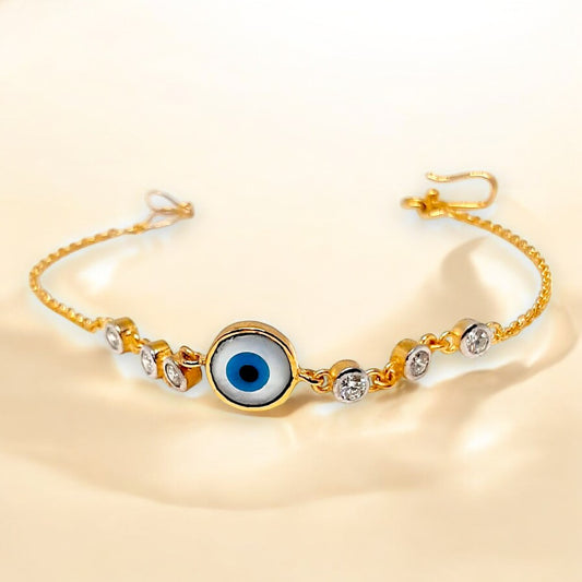 Golden Evil Eye Bracelet