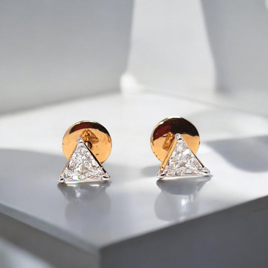 Prismatic Triangle Studs