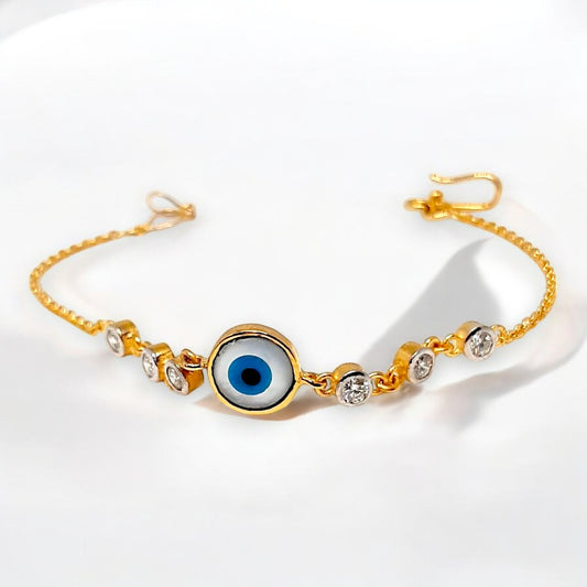 Golden Evil Eye Bracelet