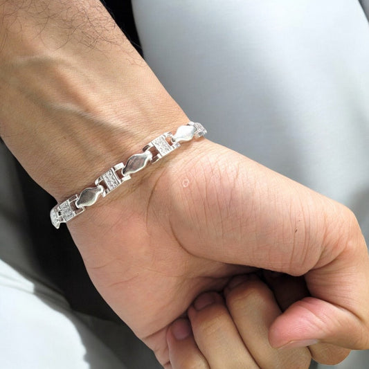 Pave Link Men's Bracelet