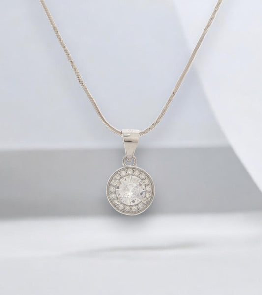 Shimmering Cluster Necklace