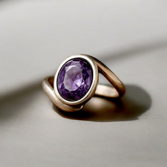 Amethyst Oracle Ring