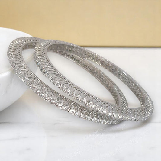 Moonlit Lace Bangles