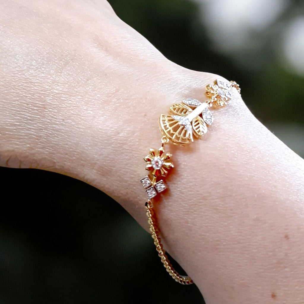 Sun Kissed Diamond Bracelet – Khushron Jewels - Main Image
