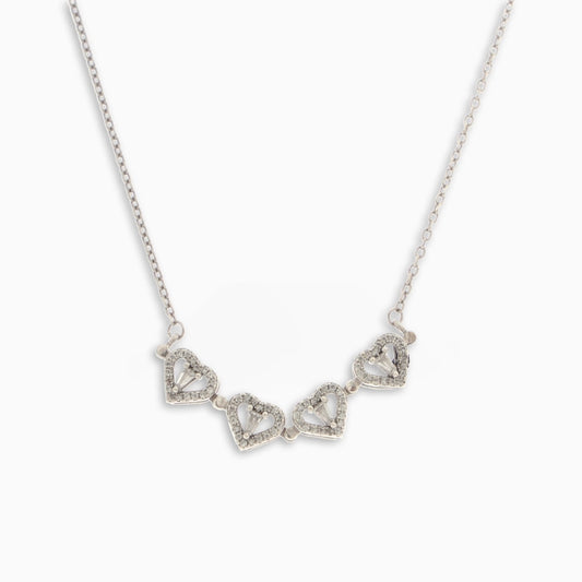 Intertwined Hearts Necklace