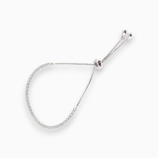 Sparkling Adjustable Tennis Bracelet