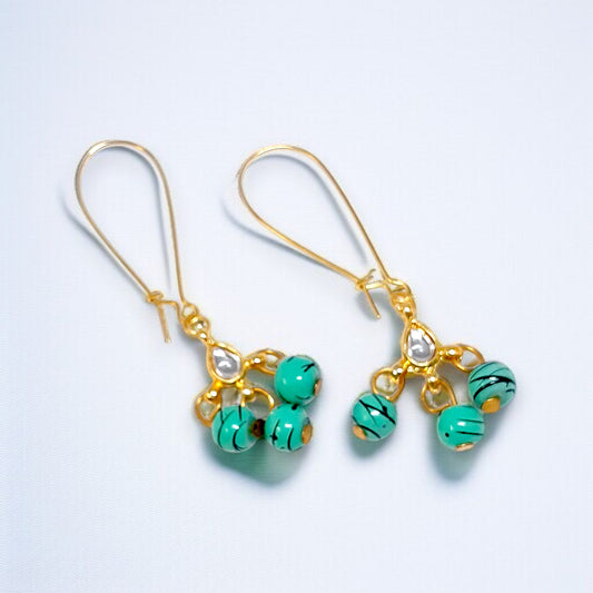Mehreen Mint Drop Earrings