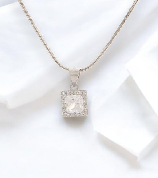 Radiant Square Necklace
