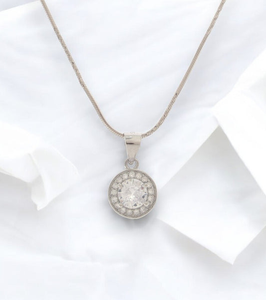 Shimmering Cluster Necklace