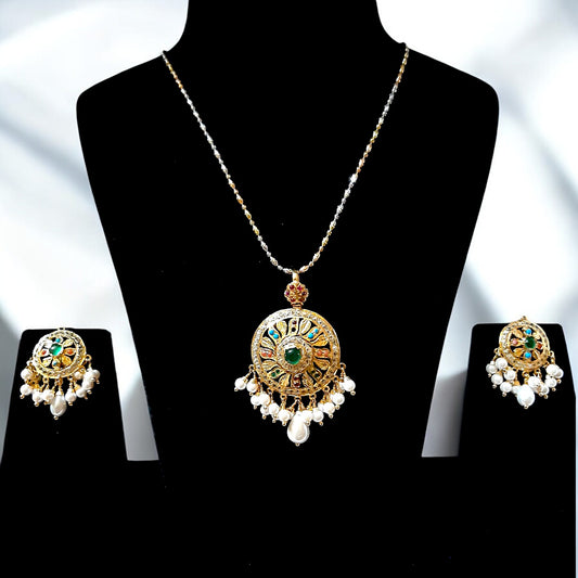 Radiance Pearl Pendant Set