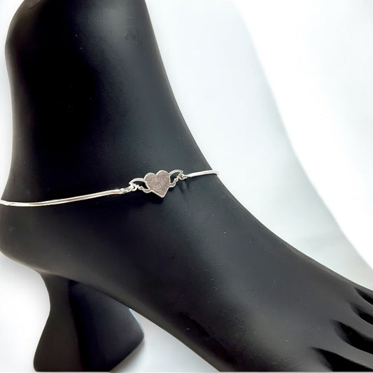 Winged Heart Anklet