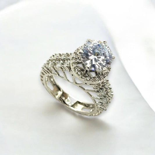 Aurora Majesty Silver Ring