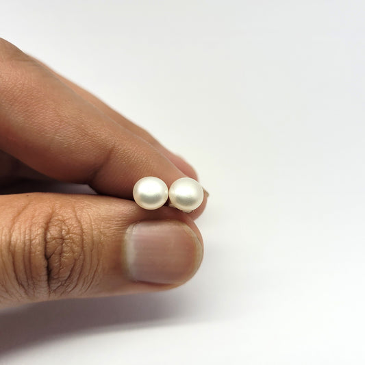 Elegant Pearl Stud Earrings