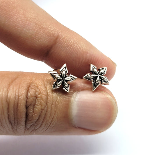 Unique Star-Shaped Stud Earrings