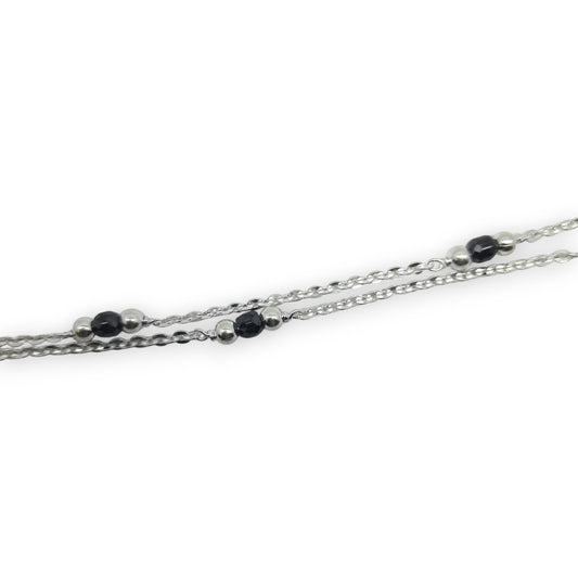 Eternal Grace Silver Anklet