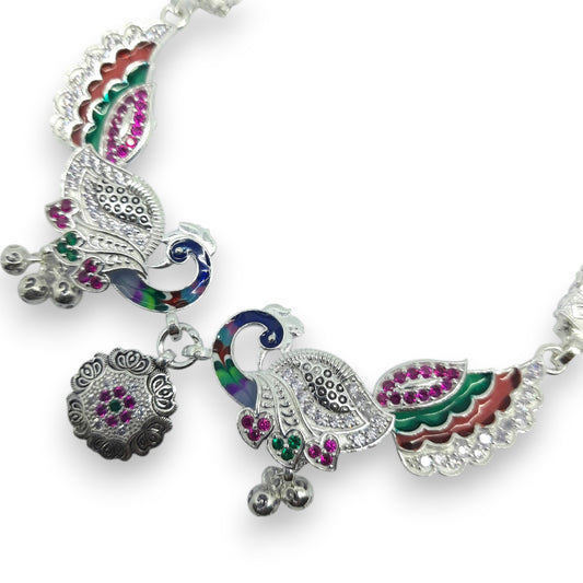 Royal Peacock Anklet