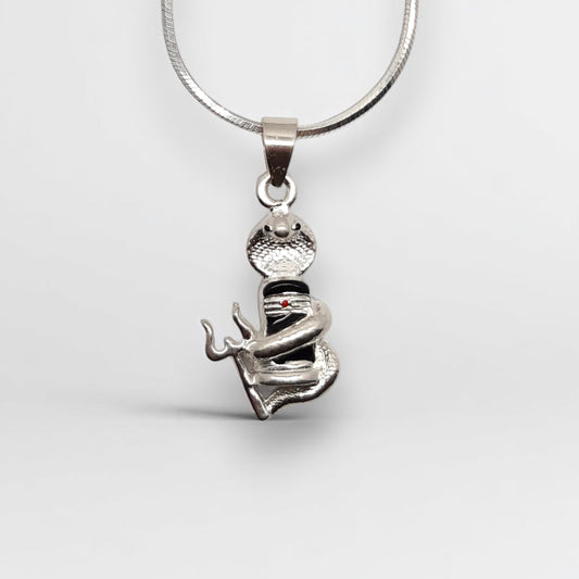 Shiv Shakti Serpent Men's Pendant