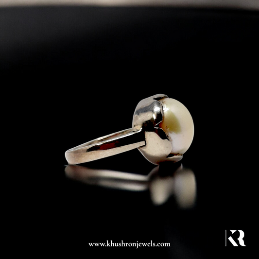 Sterling Silver Pearl Ring