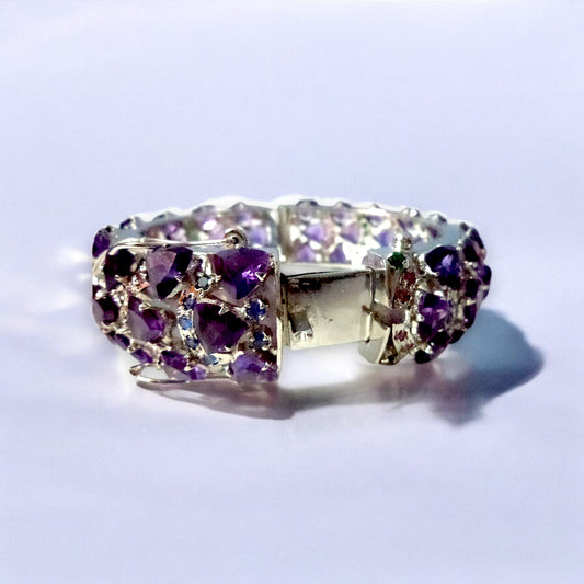 Vibrant Amethyst Bangle