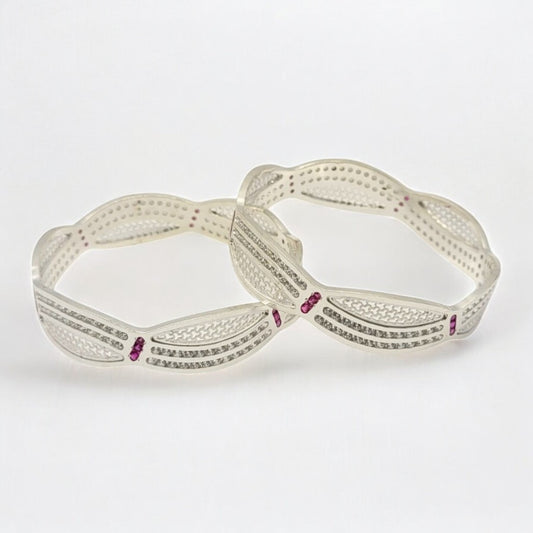 Rose Gem Bangles