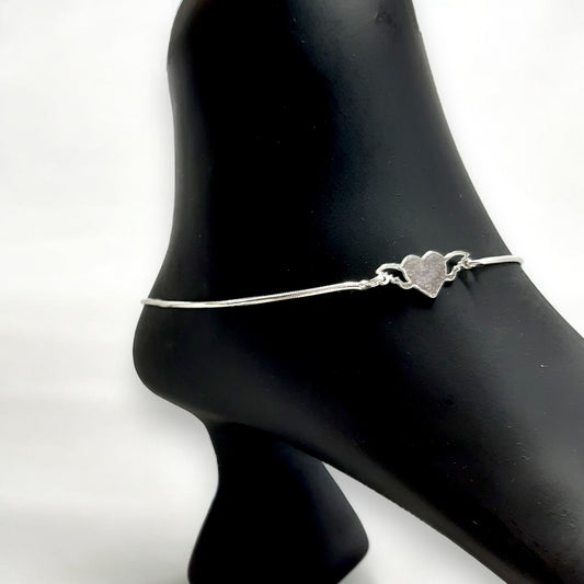 Winged Heart Anklet