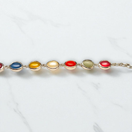 Vibrant Gemstone Bracelet