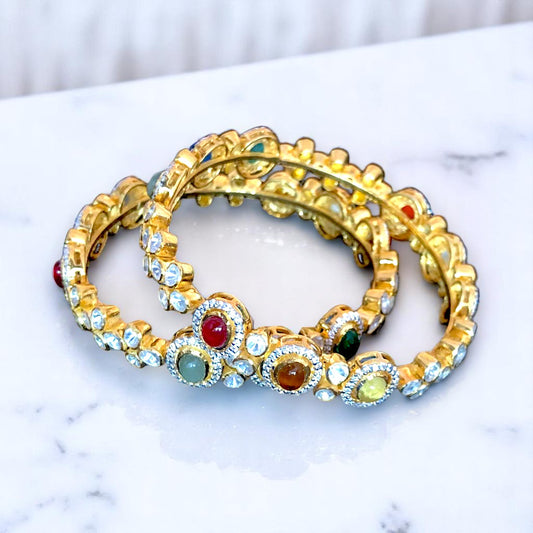 Rainbow Mandala Bangles