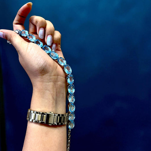 Royal Blue Topaz Set