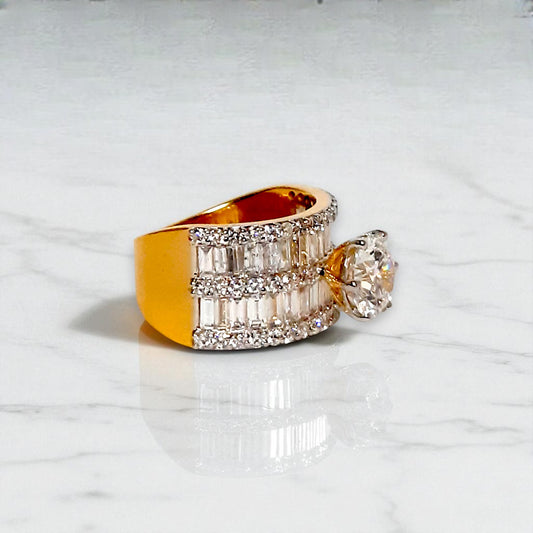 Luxurious Baguette Ring