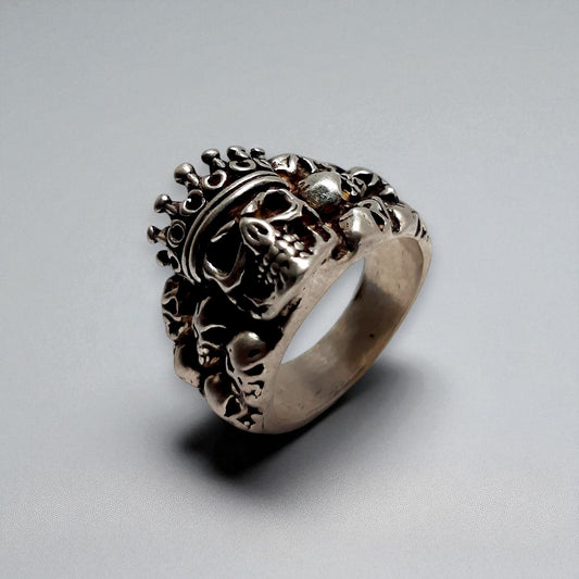 Crowned Skull Sovereign Ring