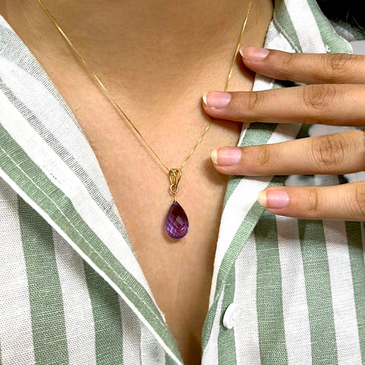 Amethyst Whisper Necklace