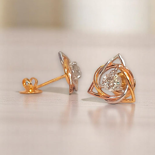 Prismatic Triangle Studs