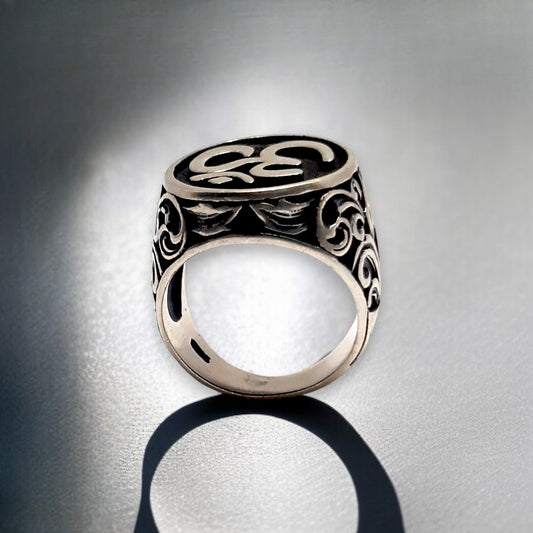 Omkar Sterling Heritage Ring
