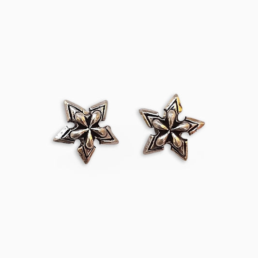 Unique Star-Shaped Stud Earrings