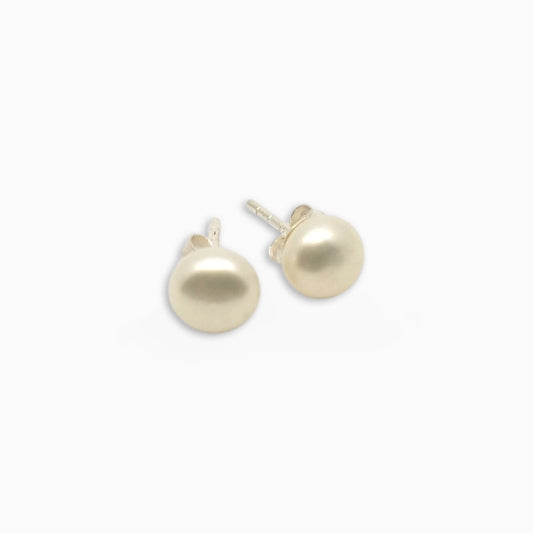 Elegant Pearl Stud Earrings