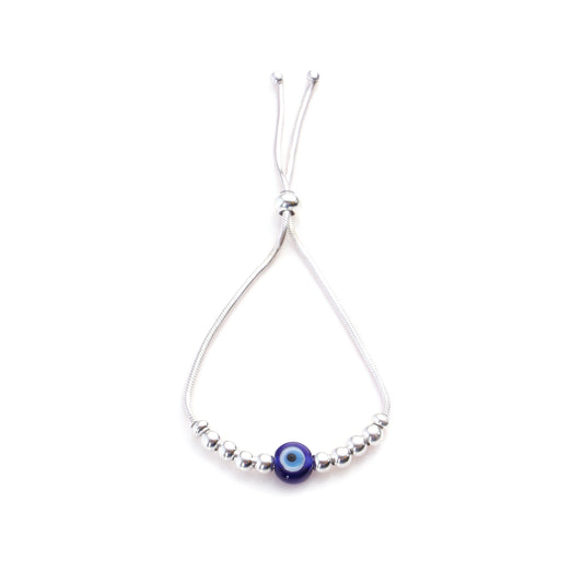 Protective Evil Eye Clover Bracelet