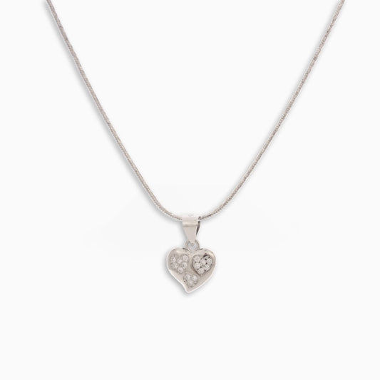 Hearts within Heart Pendant Necklace with Chain