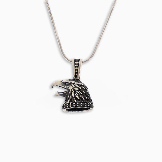 Majestic Eagle Silver Pendant - Men