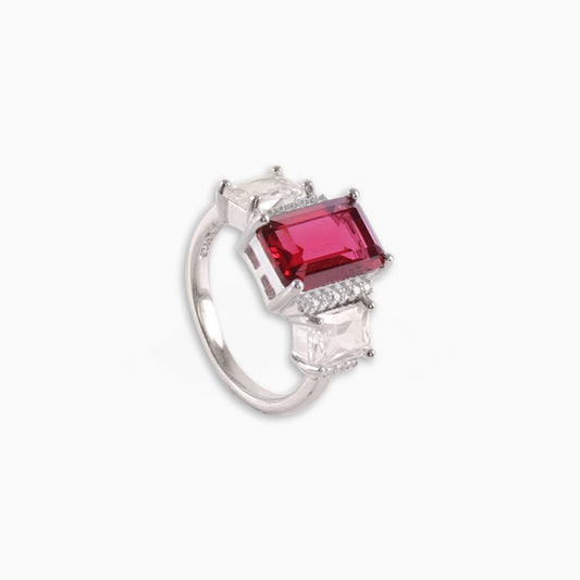 Bold Red Statement Ring