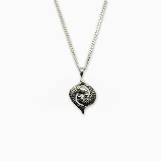 Pisces Zodiac Pendant with Chain