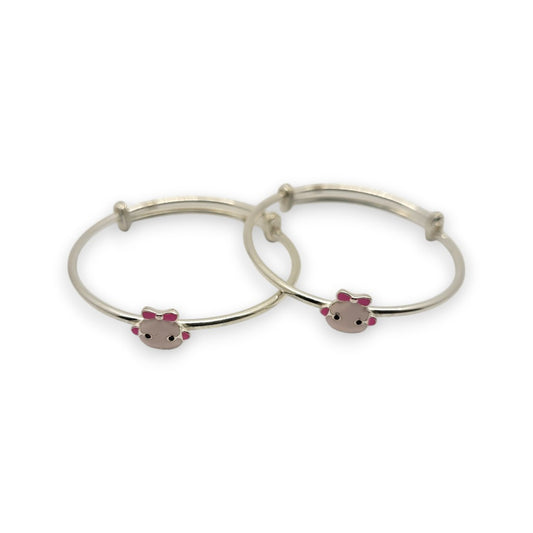 Pretty Princess Silver Baby Bracelet