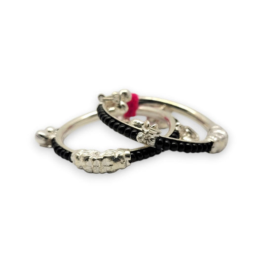 Traditional Black Bead Baby Bangles
